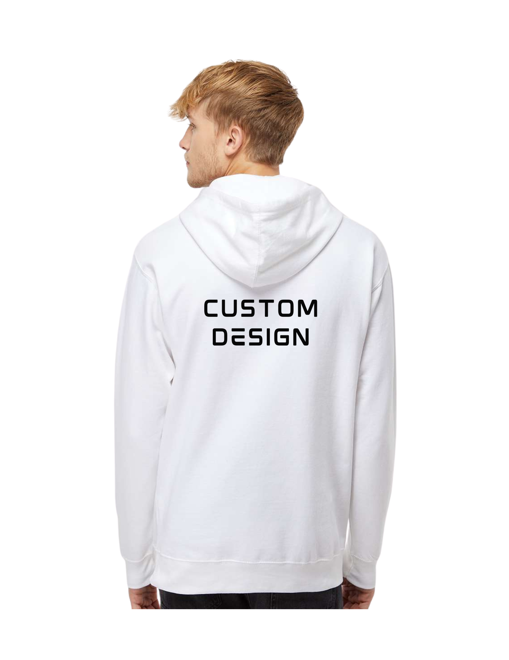 Custom Hoodie - White