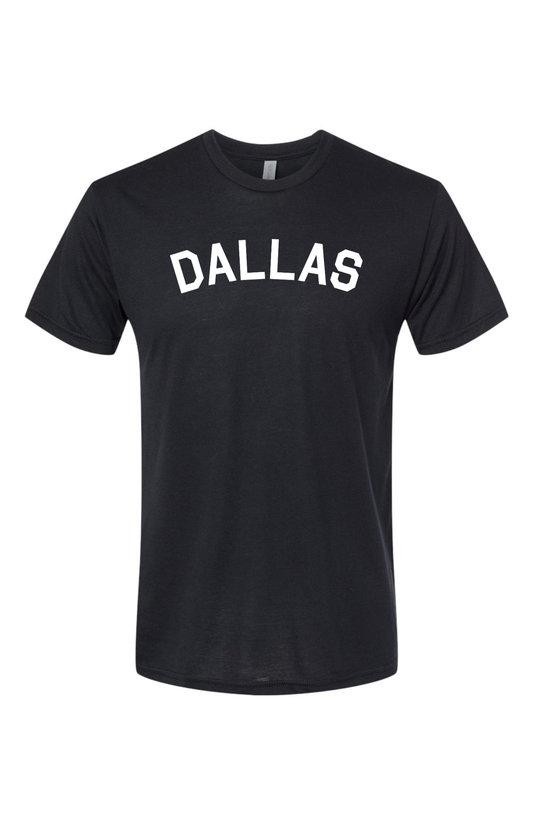 Dallas City Black T-Shirt
