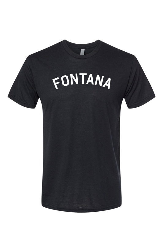 Fontana City Black T-Shirt