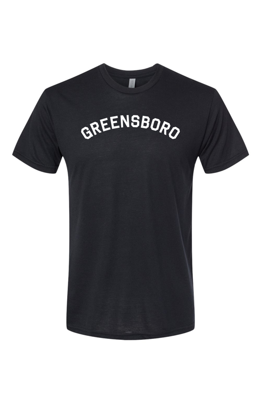 Greensboro City Black T-Shirt