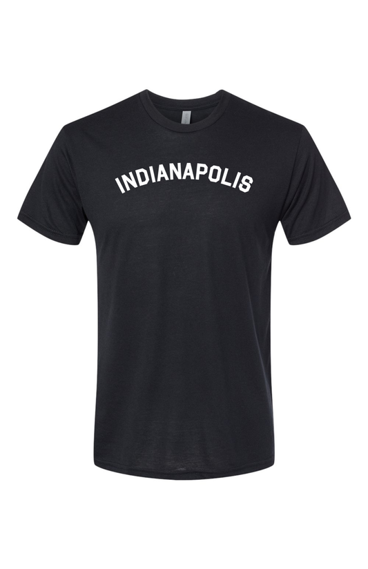 Indianapolis City Black T-Shirt