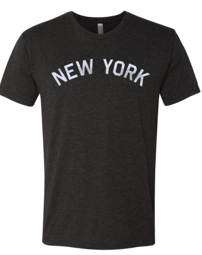 NEW YORK - Athletic Black Triblend T-shirt