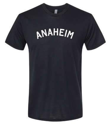 Anaheim City Athletic Black T-Shirt