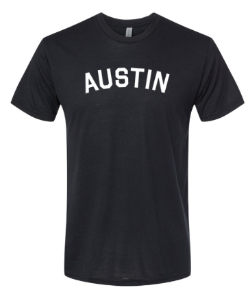 Austin City Athletic Black T-Shirt