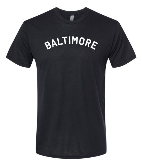 Baltimore City Black T-Shirt