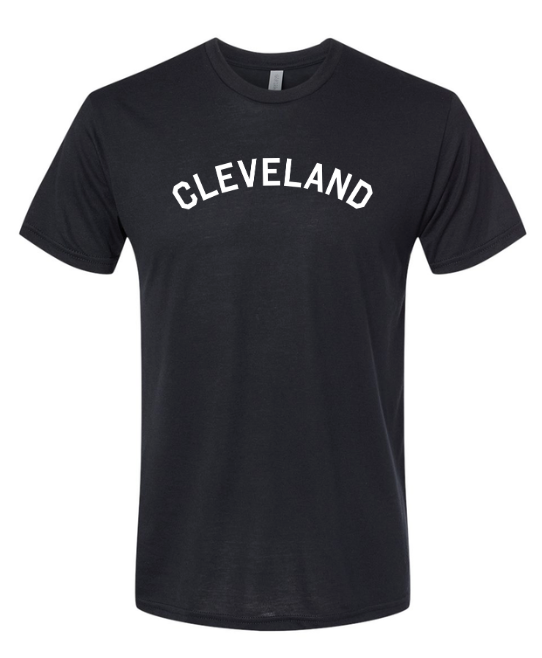 Cleveland City Black T-Shirt
