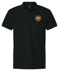 Custom Screen-printed Polo Shirt - Black